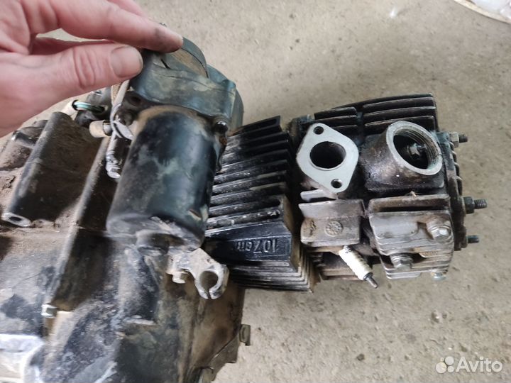 Двигатель на мопед альфа 110