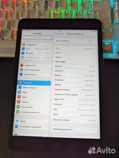 iPad mini (Wi-Fi+Cellular, MM) 32 gb