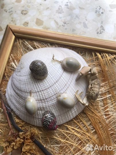 Панно « Морское дно» из природного материала