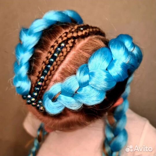 Брейды, хвост с канекалоном