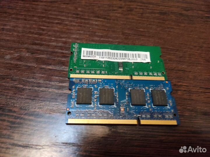 Оперативная память ddr 3 2GB для ноутбука