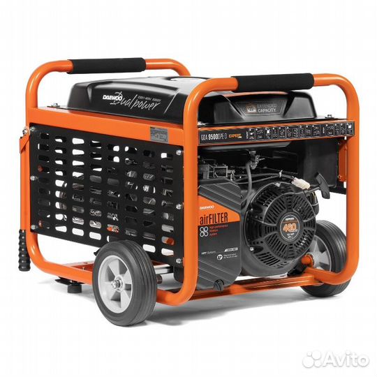 Бензиновый генератор Daewoo GDA 9500DPE-3 с функци