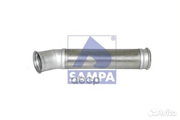 Труба глушителя даф 105 приёмная с гофрой