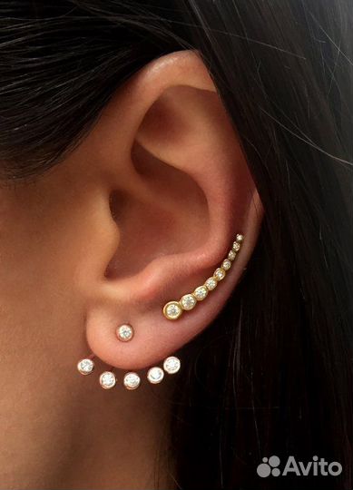 Прокол ушей детям серьги подарок Пирсинг нос