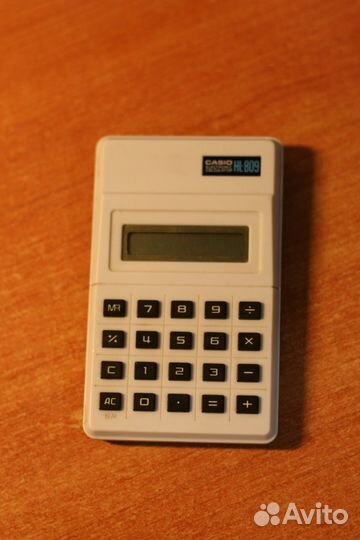 Калькулятор 1986 год casio HL-809 Япония