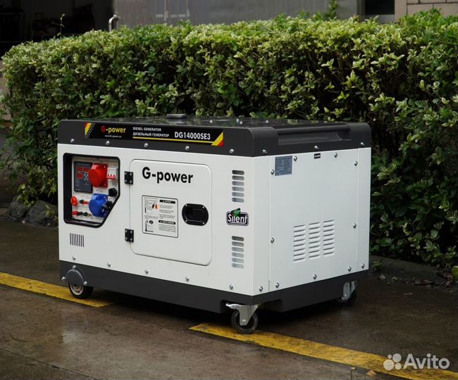 Дизельный генератор 12 kW g-power