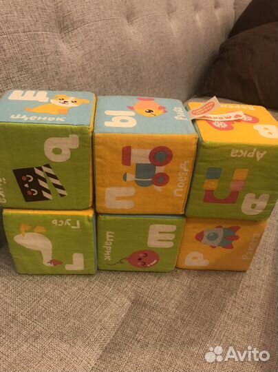 Кубики мягкие