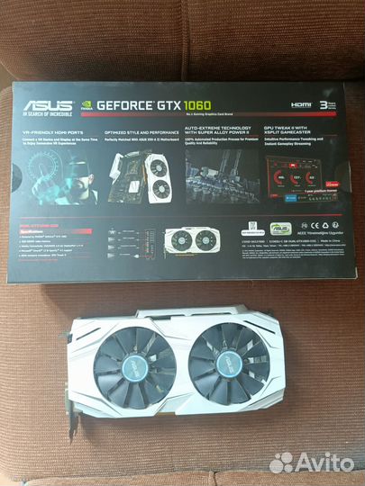 Видеокарта asus gtx 1060 3gb