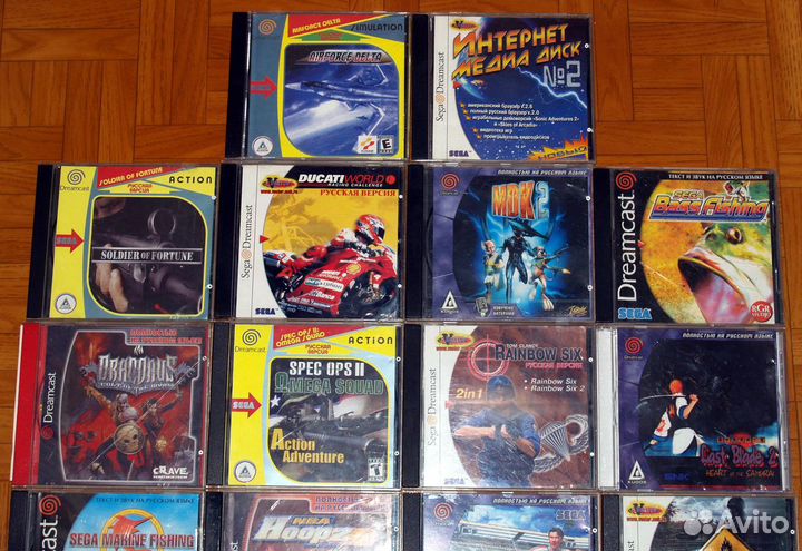 Диски, игры для Sega Dreamcast