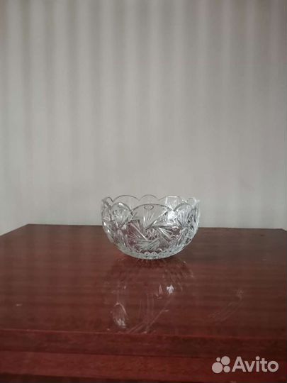 Салатница хрустальная СССР
