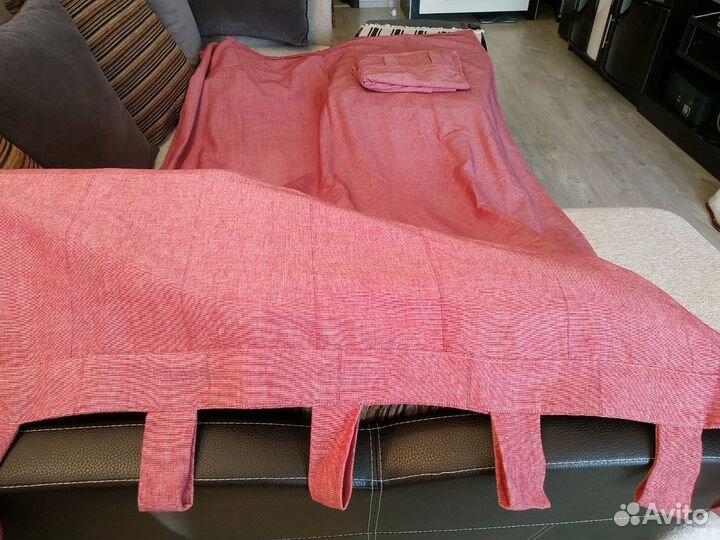 Шторы новые 2 шт (комплект)