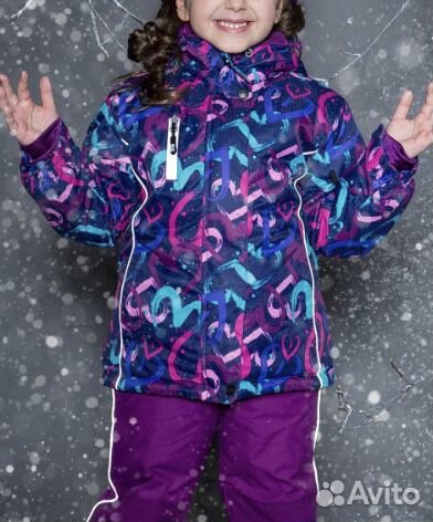 Зимняя куртка на девочку 122