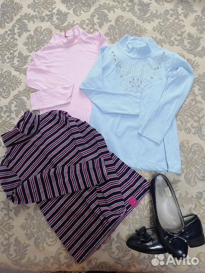 Одежда для девочки пакетом (школьная форма)