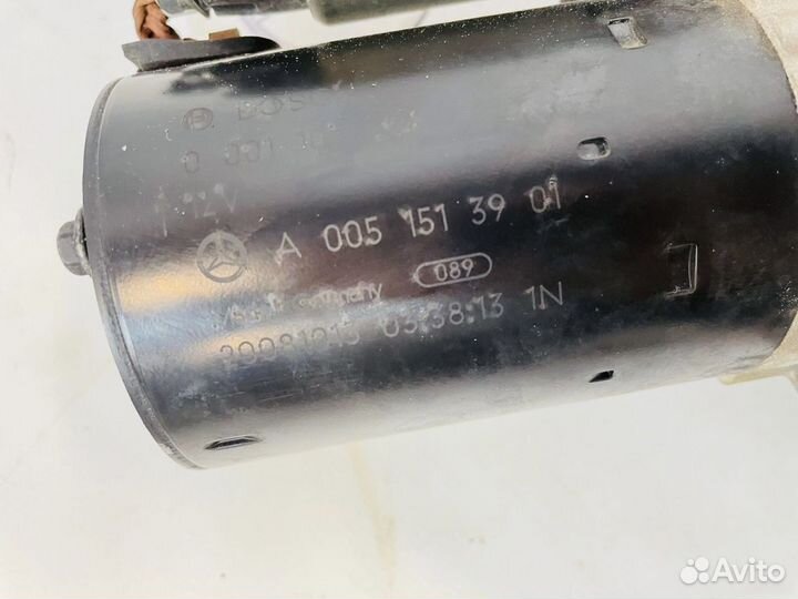 Стартер Mercedes W204