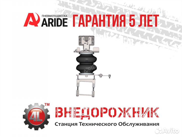 Пневмоподвеска камаз Компас 5 (43085), задняя ось