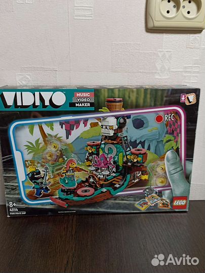 Конструктор Лего vidiyo 43114 Корабль Пирата Панка