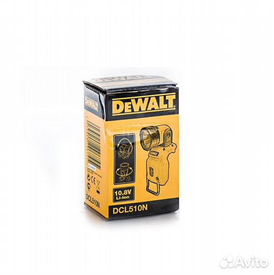 Аккумуляторный фонарь dewalt DCL 510 N