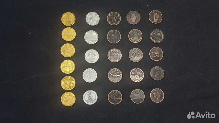 Монеты из Пятерочки. 26 штук