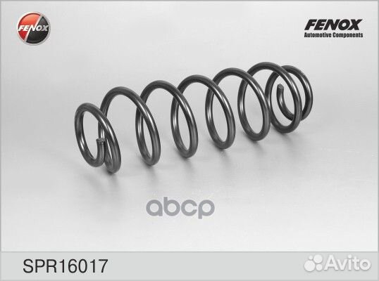 Пружина подвески зад прав/лев SPR16017 fenox