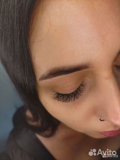 Наращивание ресниц модель