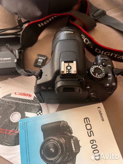 Зеркальный фотоаппарат canon eos 600d