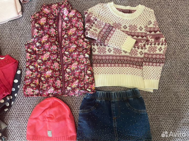 Вещи пакетом на девочку р. 92-98