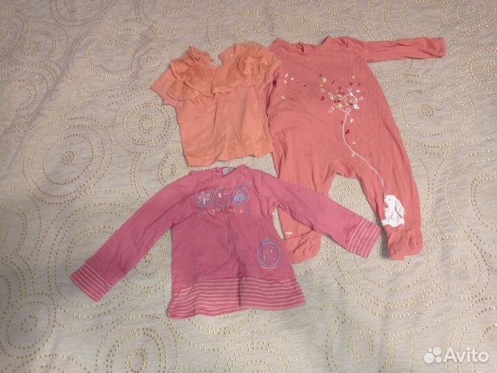 Боди, ползунки. Кофточки для девочки
