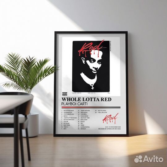 Постер альбома Playboi Carti - Whole Lotta Red