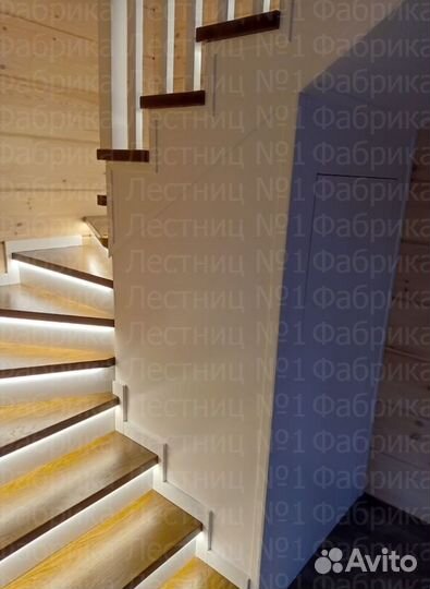 Лестницы деревянные под ключ