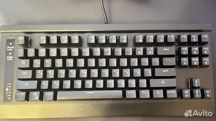 Клавиатура механическа Oklick 930G iron edge