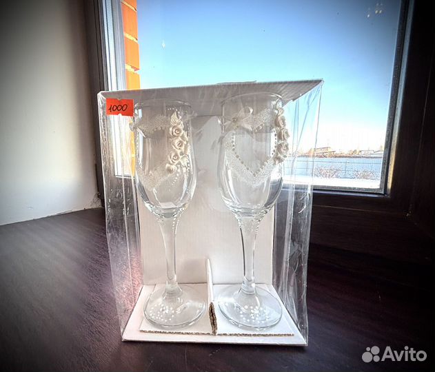 Продам свадебные бокалы