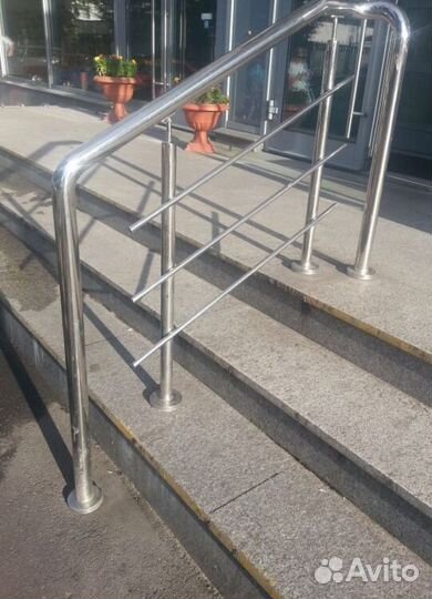 Шлифованный поручень из нержавейки