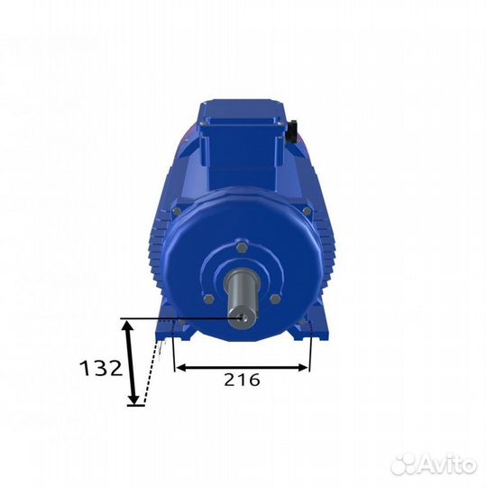 Электродвигатель аир 132М6 (7.5кВт/1000об.мин)