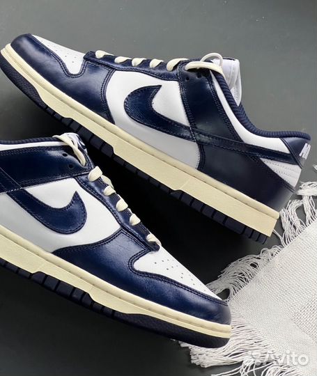 Nike Dunk Low Midnight Navy and White 36-39 EU