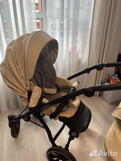 Коляска Tutis uno plus Leather, Caramel