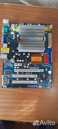 ASRock N-68S(слетел bios) + AMD Athlon II X3 425
