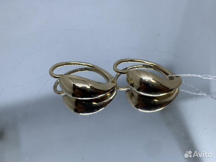 Золотые серьги СССР