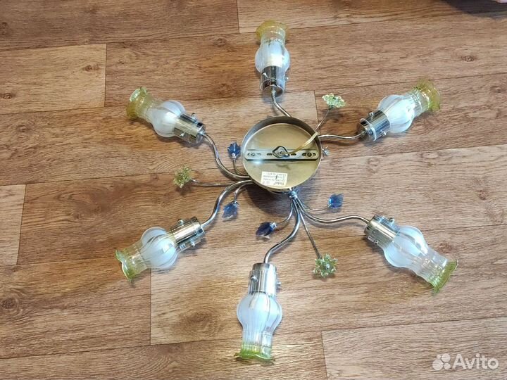 Люстра потолочная бу