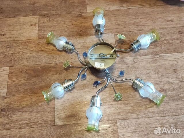 Люстра потолочная бу