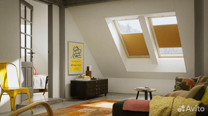 Жалюзи на мансардные окна