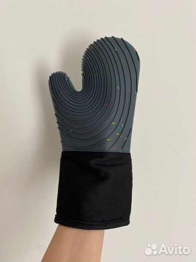 Прихватки кухонные, силиконовые, 4 шт