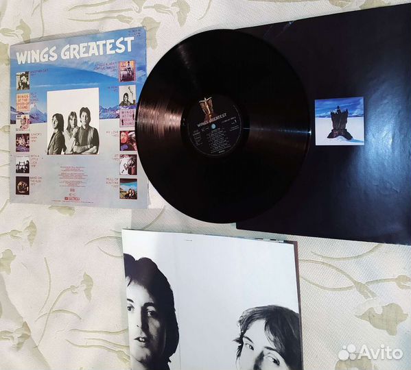 Wings Greatest 1978 LP + Poster Germ Оригинал