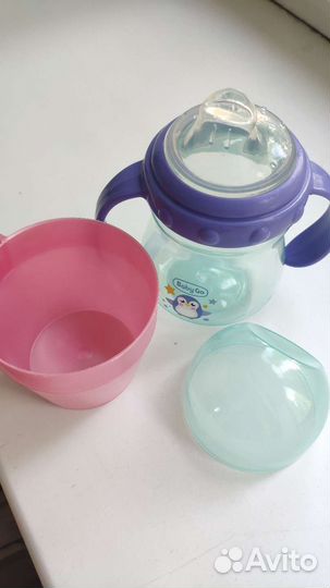 Поильник непроливайка и детская кружка