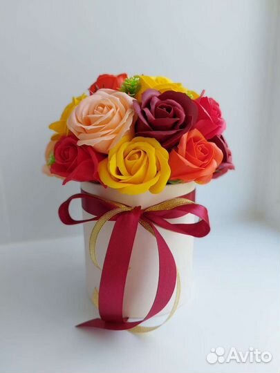 Букеты из мыльных роз учителю и воспитателю