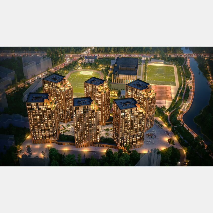 Квартира-студия, 32,5 м², 3/23 эт.