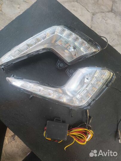 Противотуманные фары на kio rio 3