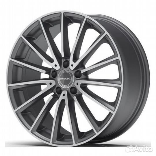 Диски MAK Komet 7.5x17 5*112 ET40 DIA66.6 Gunmetal Mirror Face Литой