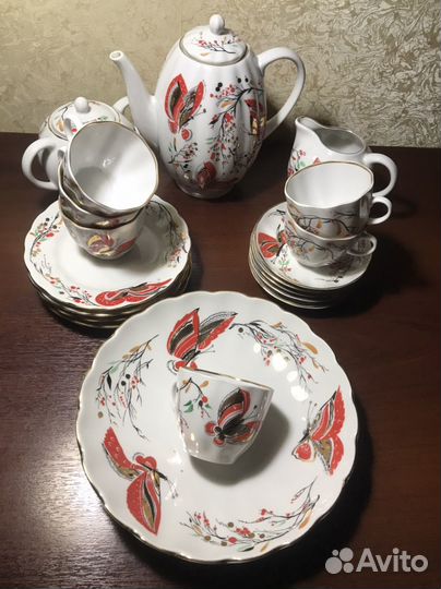 Кофейный сервиз лфз СССР новый