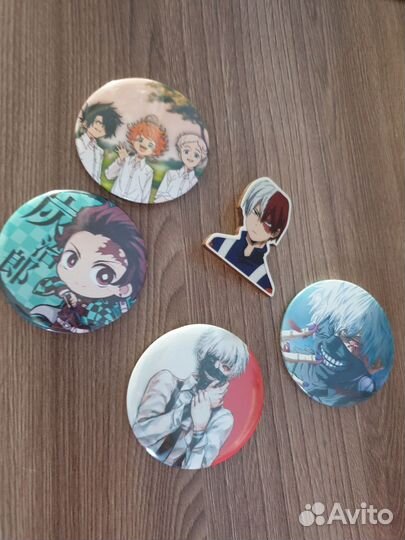 Значки+браслет Манга