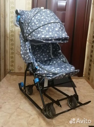 Санки коляска Nika Kids